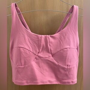Lululemon Nulu FrontDarting Yoga Bra *LightSupport B/C Cup [Sz 6] | Pink Blossom